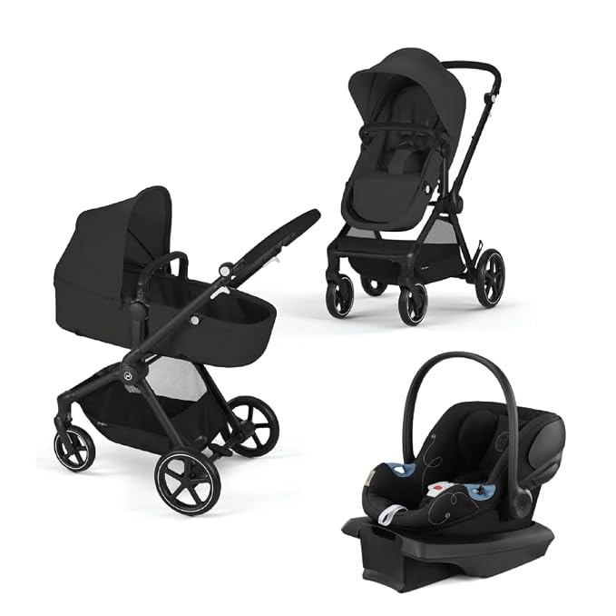 Cybex EOS 5-in-1 Travel System Stroller + Lightweight Aton G Infant Car Seat by Cybex