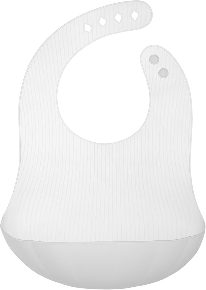 Olababy Fold N Go Silicone Baby Bib w Travel Case | Lightweight Design Eases by Olababy