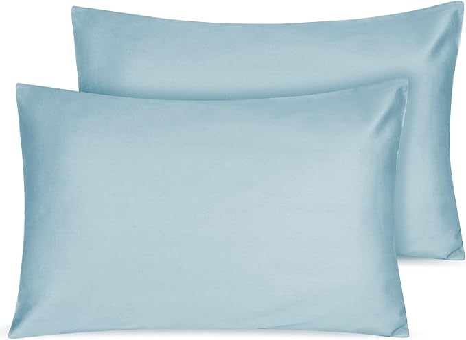 Organic Cotton Toddler Pillowcase 2 Pack, 14 x 20 Travel Pillow Case Cover by LULUSILK