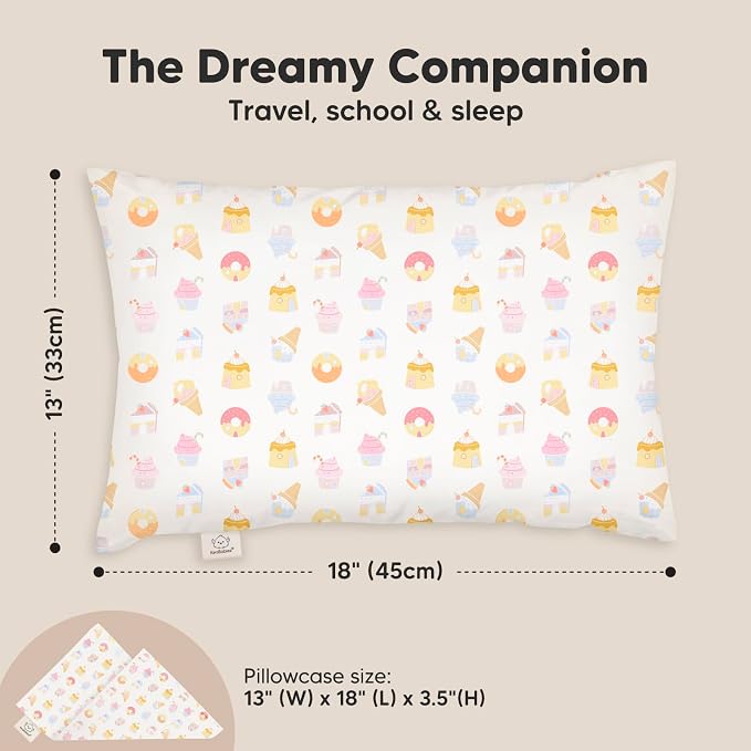 Toddler Pillow with Pillowcase - Image 3
