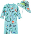 Toddler Baby Boys Swimsuit Rashguard One Piece Zipper Bathing Suit by Unknown