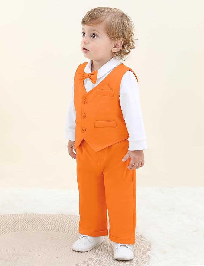 A&J DESIGN Baby Boy Suits Clothes Infant Toddler Formal Gentleman Outfits - Image 3