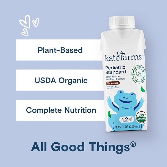 KATE FARMS Organic Pediatric 1.2 High Calorie Chocolate Nutrition Shake - Image 4
