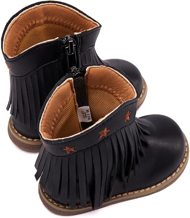 BMCiTYBM Baby Cowboy Cowgirl Boots Infant Western Shoes Boys Girls Round Toe - Image 4