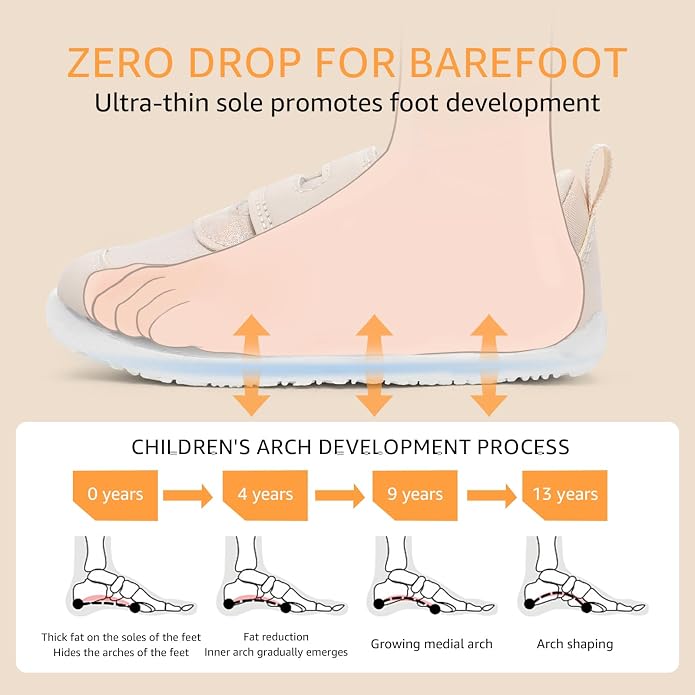 Toddler Wide Toe Box Barefoot Shoes Boys Girls Zero Drop, Baby First Walking - Image 5
