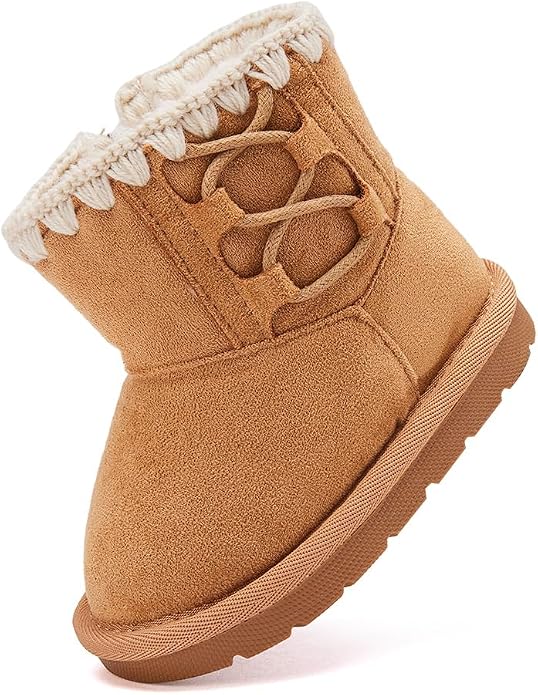 BMCiTYBM Girls Boys Snow Boots Warm Winter Fur Lined Baby Shoes by BMCiTYBM