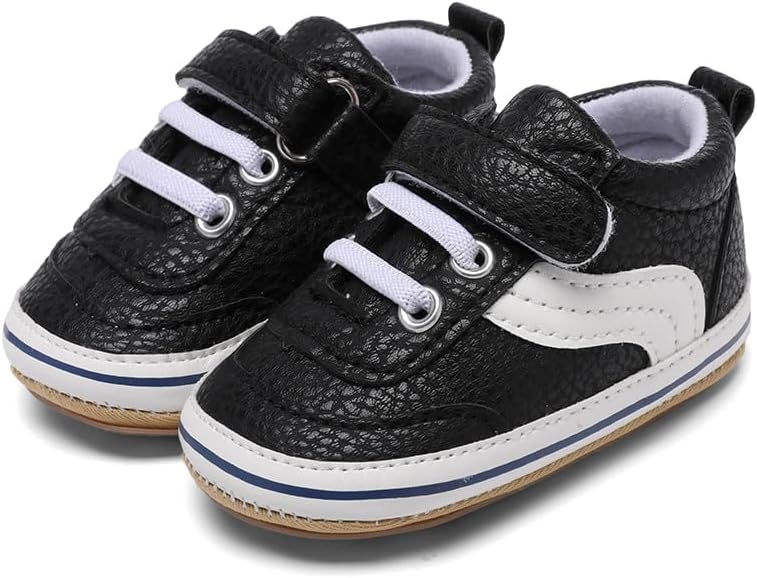 Clowora Baby Boys Girls Shoes Non-Slip Rubber Sole Sneakers Infant First - Image 5
