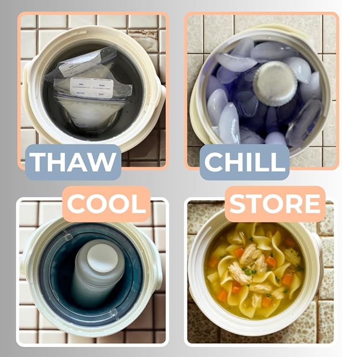 Portable Cooler, Breastmilk Chiller, Large Real-Time Temperature Display - Image 3