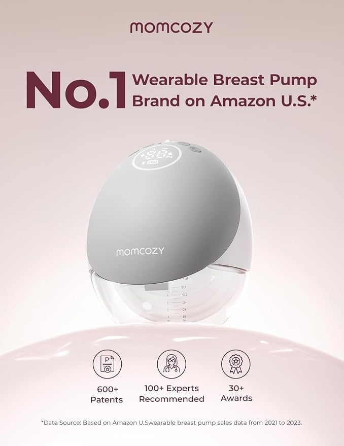 Momcozy Breast Pump Hands Free Upgraded Mobile Flow | M9, App Discreet Control - Image 8