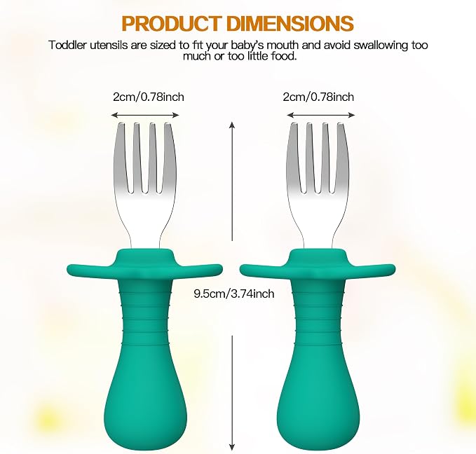 4Pcs Toddler Forks Baby Forks Set - Image 7