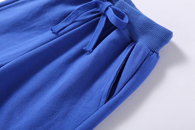 CuteOn Unisex Toddler Jogger Pants Kids Cotton Elastic Waist Winter Baby - Image 2