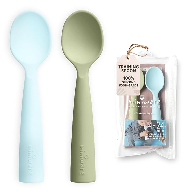 Miniware Silicone Baby Spoon for Training by Miniware