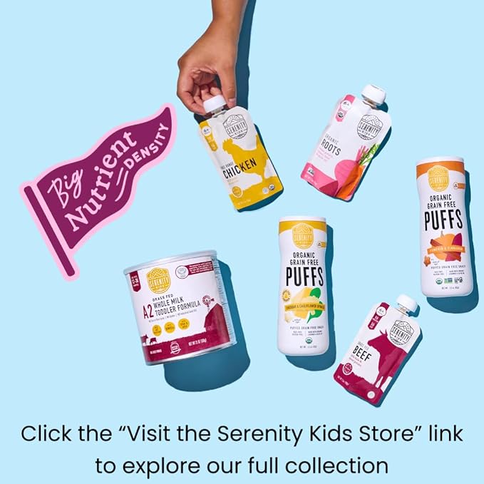 Serenity Kids Certified Organic Baby Food Veggie Puree Pouches Variety Pack - Image 9