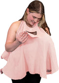 Muslin Nursing Cover for Baby Breastfeeding –Peekaboo Window -100% Breathable by Lookee+Looky