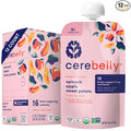 Cerebelly Organic Baby Food Pouches, Spinach Apple Sweet Potato Purees by Cerebelly