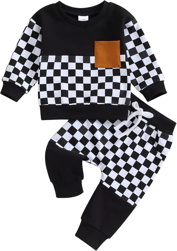 Fernvia Toddler Baby Girl Clothes 3 6 9 12 18 24 Months Fall Outfits Solid Long by Fernvia