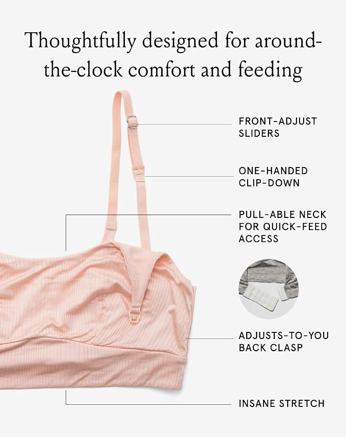 Bodily Everything Bra for Pregnancy, Nursing & Breastfeeding, Wireless - Image 3