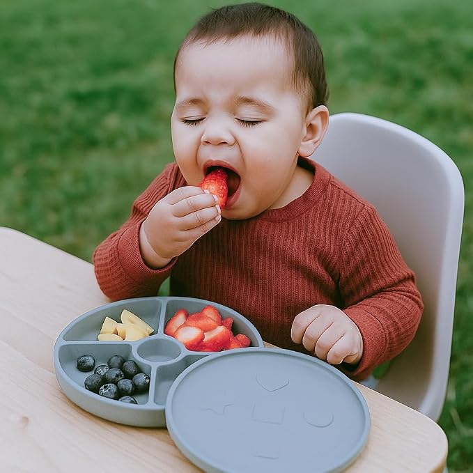 Talktools Bitsy Feeding Kid's Essentials Plate Set – Toddler Utensils, Spoon - Image 2
