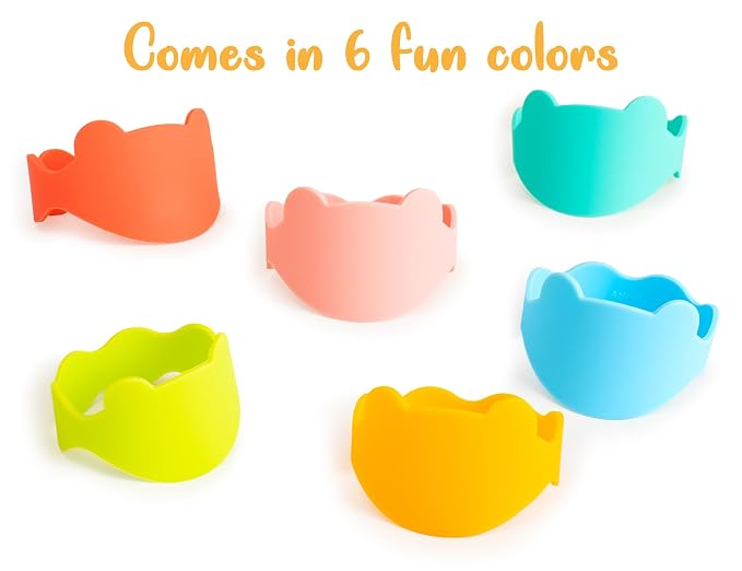 Silicone Baby Bottle Labels for Daycare, Write and Reusable Waterproof Daycare - Image 3