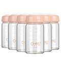 COMI Wide Neck Glass Breastmilk Collection n Storage Bottle, 6oz by COMI