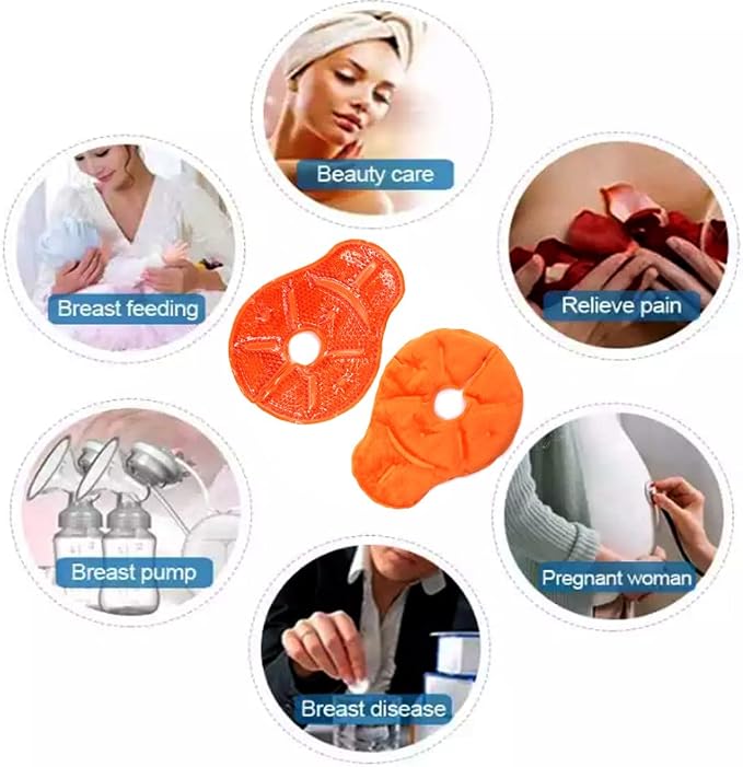 Reusable Breast Therapy Pack, Breast Ice Packs, Breastfeeding Essentials - Image 5