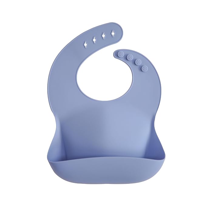 mushie Silicone Baby Bib | Adjustable Fit Waterproof Bibs by mushie