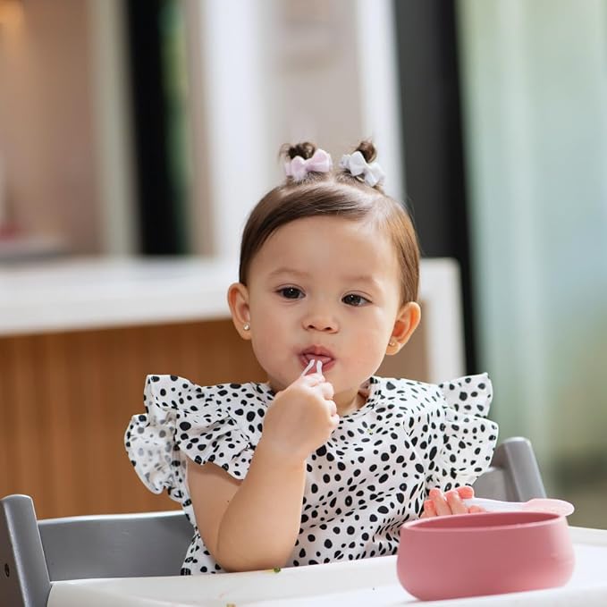 NumNum Baby Bowl & 2 Pack GOOtensils Baby Spoons, Suction Bowls - Image 6