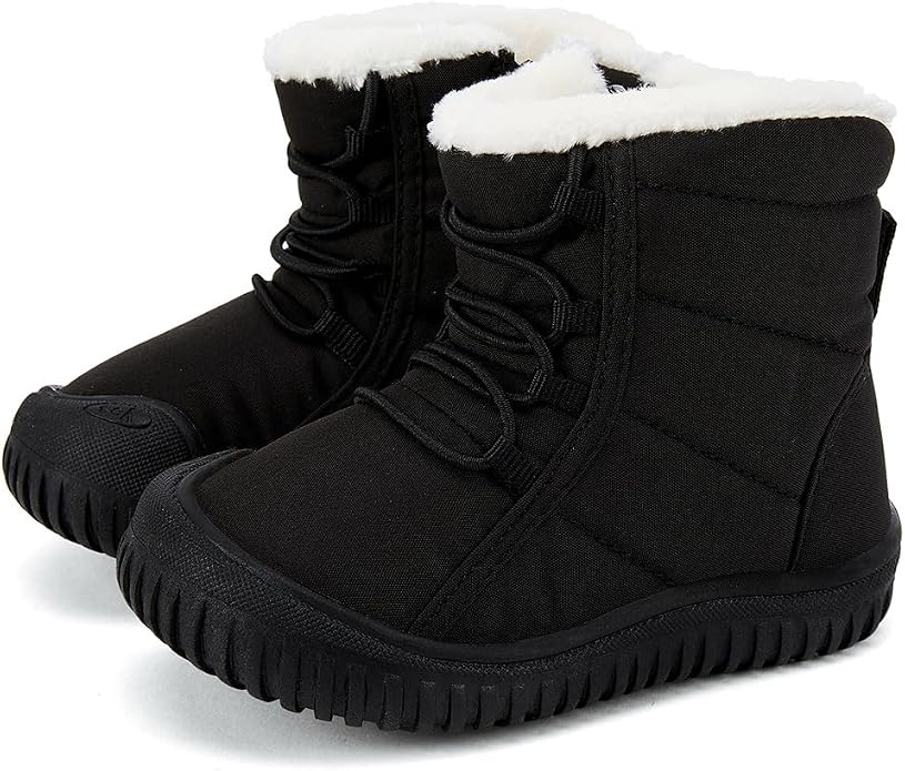 BMCiTYBM Toddler Baby Snow Boots Winter Shoes Boys Girls Cold Weather Baby Faux by BMCiTYBM