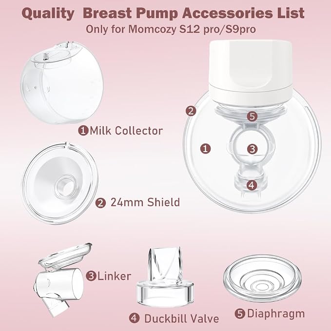 One Full Set Milk Collector Cup 19mm Only Compatible - Image 2