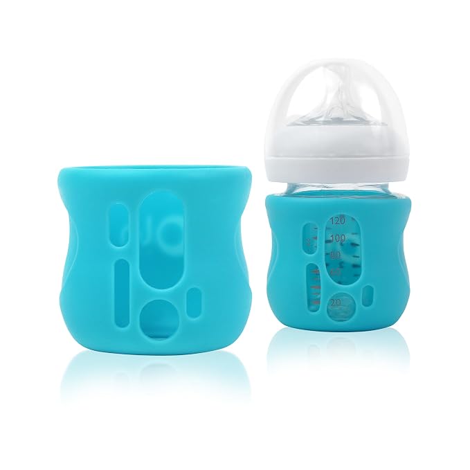 Olababy Silicone Sleeve for Avent Natural Glass Baby Bottles by Olababy