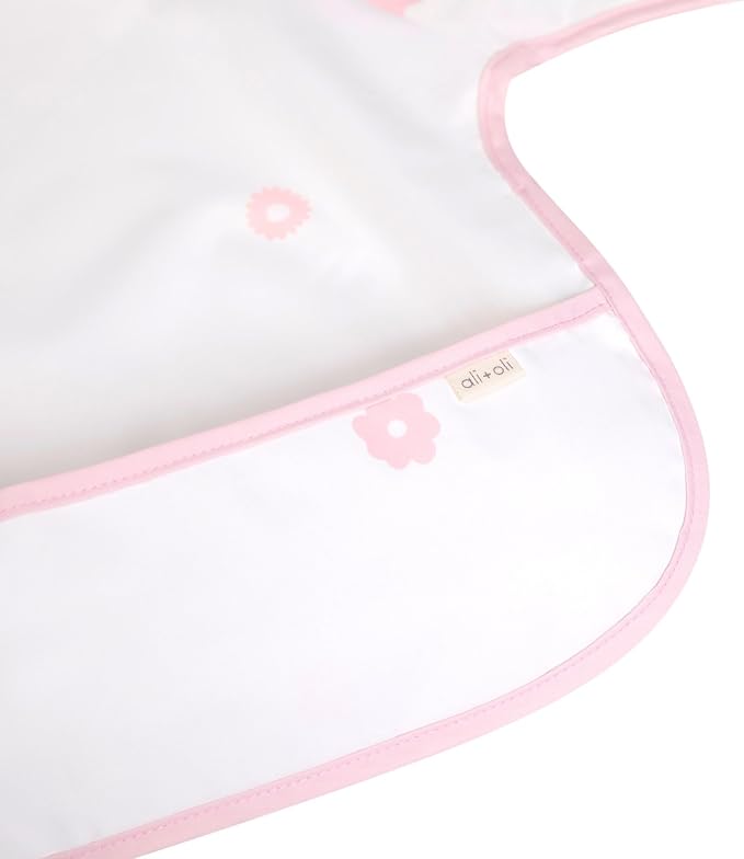 Ali+Oli Smock Bibs for Babies, BPA-Free Oeko-Tex Certified, Waterproof Baby - Image 2