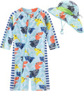 Toddler Baby Boys Swimsuit Rashguard One Piece Zipper Bathing Suit by Unknown