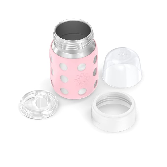Lifefactory 8-Ounce Stainless-Steel Vacuum-Insulated Wide-Neck Baby Bottle - Image 4