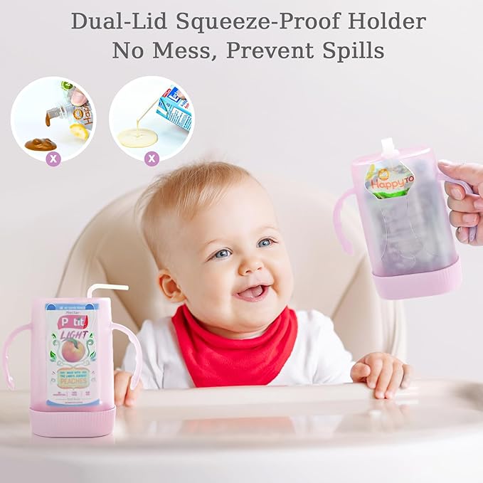 MOMUSE Dual-Lid Squeeze Pouch Holder - Image 3
