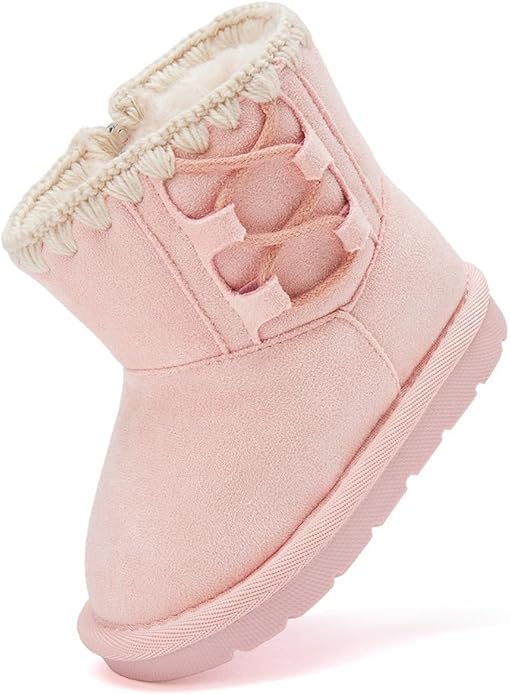 BMCiTYBM Girls Boys Snow Boots Warm Winter Fur Lined Baby Shoes by BMCiTYBM