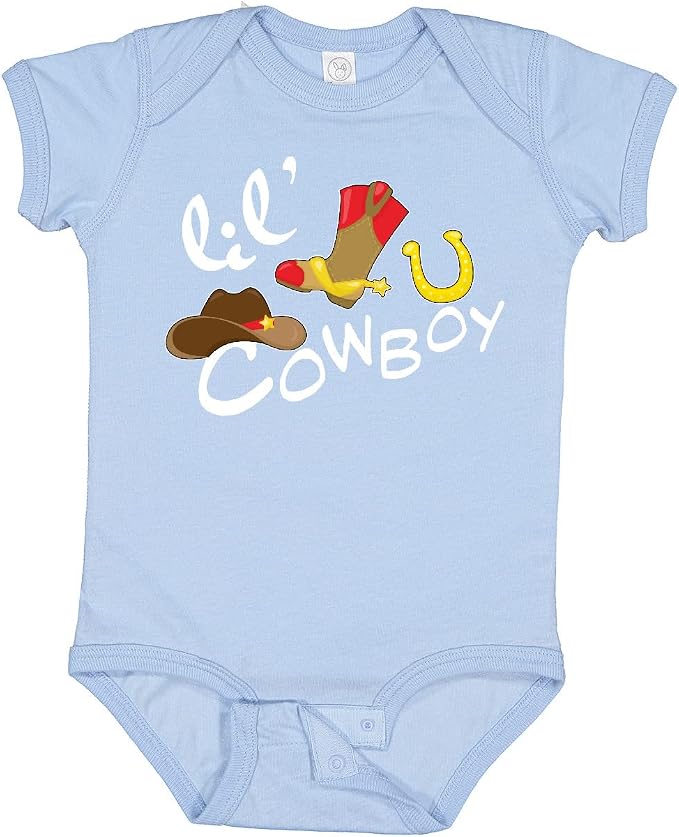 inktastic Lil' Cowboy Baby Bodysuit by Inktastic