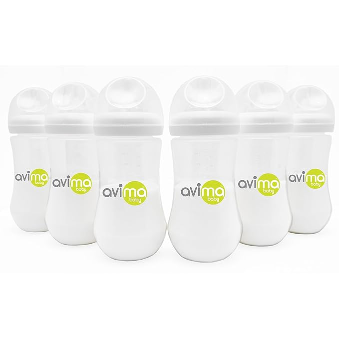 Avima Baby 12 oz Anti Colic Baby Bottles by AvimaBaby