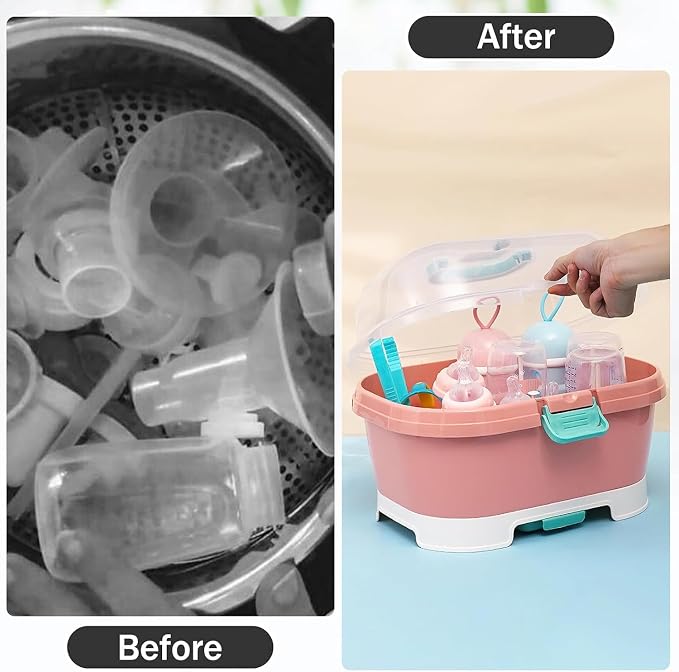 Baby Bottle Organizer for Storage, Baby Bottle Storage Large Capacity - Image 9