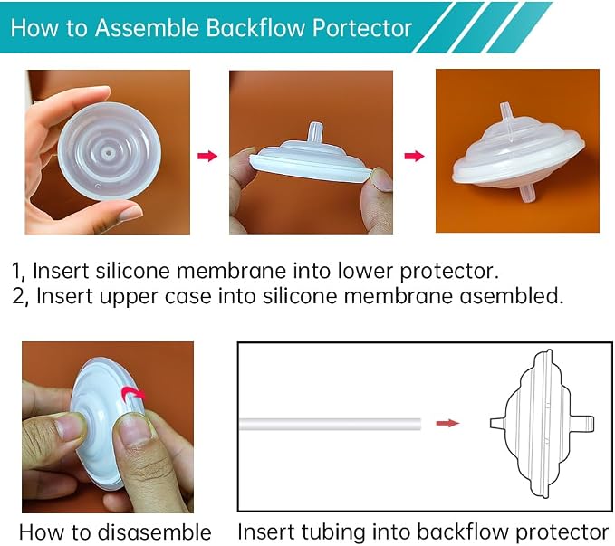 PumpMom-us Breast Pump Parts for Spectra, Replace Duckbill Valves Tubes - Image 8