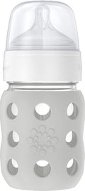 Lifefactory 8-Ounce Wide Neck Glass Baby Bottle by Lifefactory