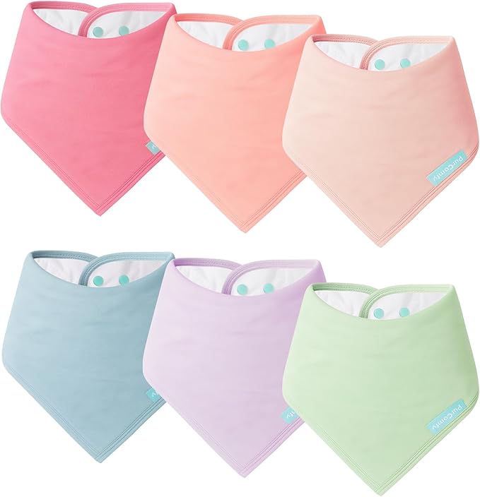 PurComfy SuperSoft Baby Bibs, Premium Bamboo Bandana Drool Bibs by PurComfy