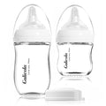Gulicola Natural Glass Baby Bottle Newborn Set, 3 oz and 5 oz by GulicolaBaby