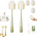 5 in 1 Bottle Cleaning Brush Set, 5‑in‑1 Multifunctional Bottle Cleaning Brush by ZANWANXIN