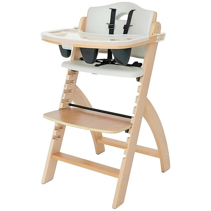 Abiie Beyond Junior Wooden High Chair by Abiie