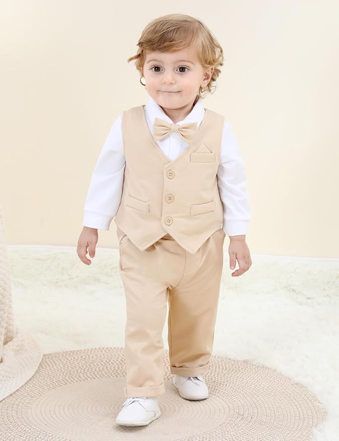 A&J DESIGN Baby Boy Suits Clothes Infant Toddler Formal Gentleman Outfits - Image 2
