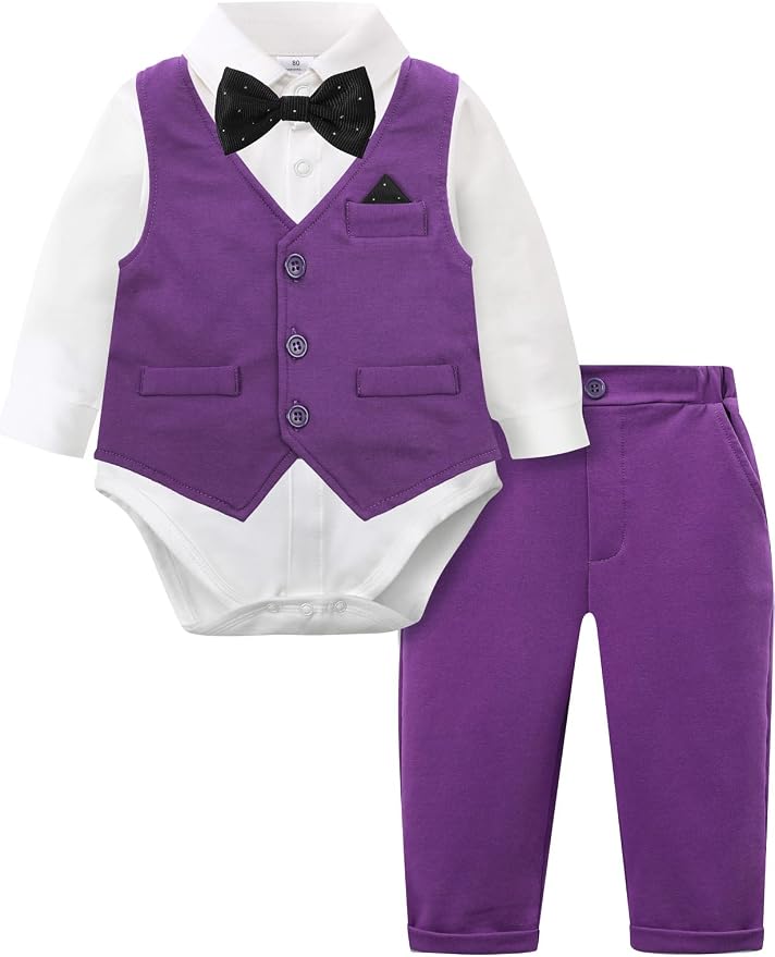 A&J DESIGN Baby Boy Suits Clothes Infant Toddler Formal Gentleman Outfits by AJDESIGN