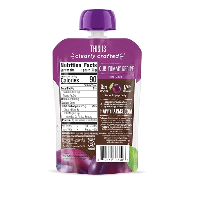 Happy Baby Digestive Support Blends, Stage 2 Baby Food - Image 3