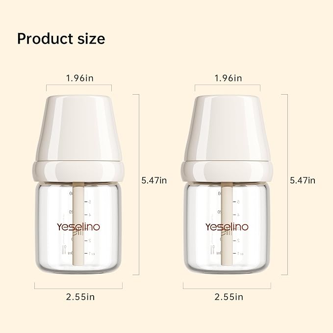 Natural Nursing Glass Baby Bottle - Image 8