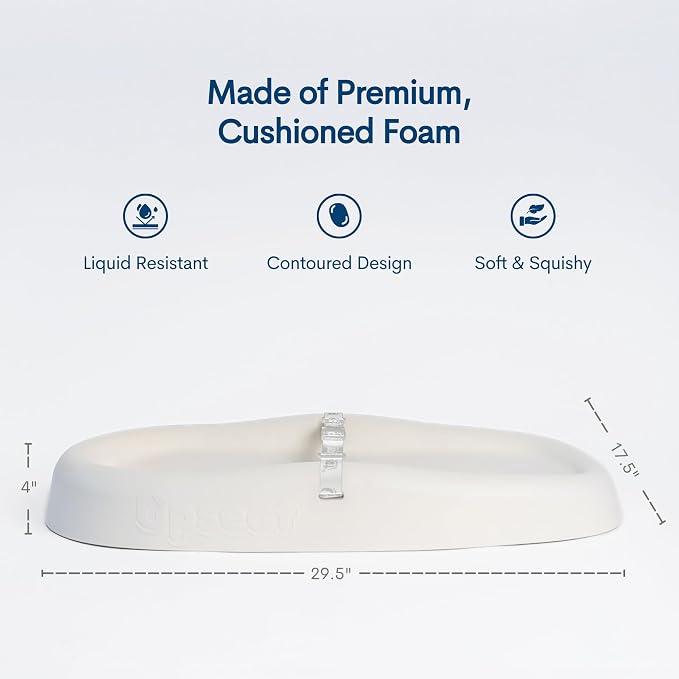 Upseat Baby Changing Pad, Non-Slip Grippy Design, Premium Cushioned Foam - Image 5