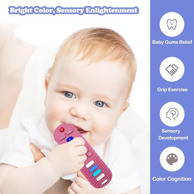 Baby Teething Toys, Food Grade Silicone Teether - Image 3